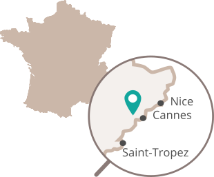 Camping in der Nähe von Cannes und Nizza